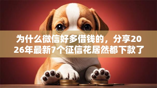为什么微信好多借钱的，分享2026年最新7个征信花居然都下款了的口子