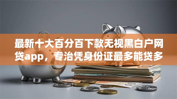 最新十大百分百下款无视黑白户网贷app，专治凭身份证最多能贷多少网贷