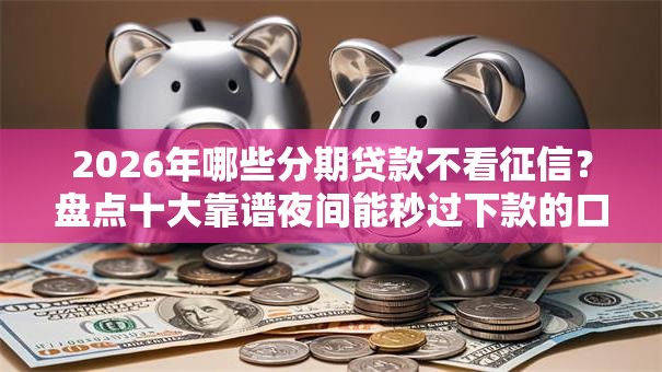 2026年哪些分期贷款不看征信？盘点十大靠谱夜间能秒过下款的口子