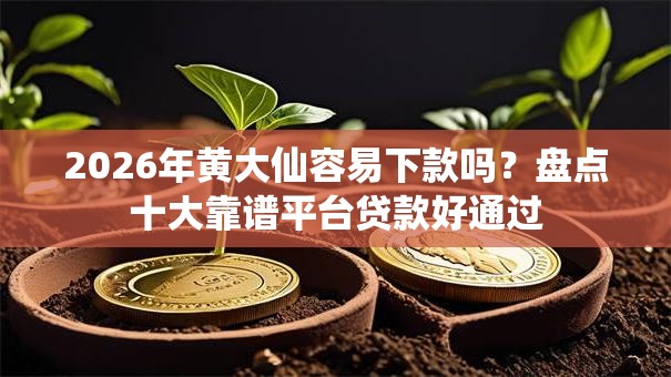 2026年黄大仙容易下款吗?盘点十大靠谱平台贷款好通过 2026年黄大仙容易下款吗?盘点十大靠谱平台贷款好通过