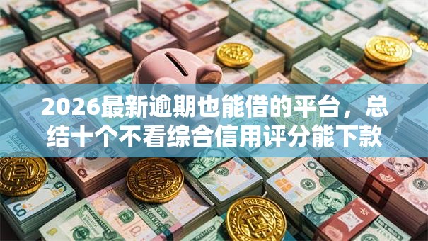 2026最新逾期也能借的平台，总结十个不看综合信用评分能下款的软件！