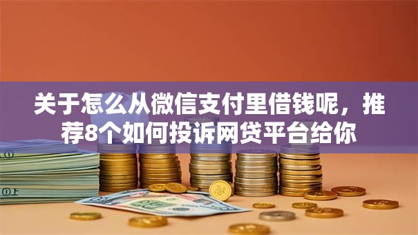 关于怎么从微信支付里借钱呢，推荐8个如何投诉网贷平台给你