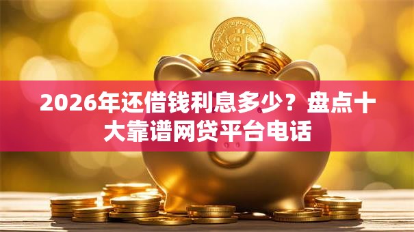 2026年还借钱利息多少？盘点十大靠谱网贷平台电话