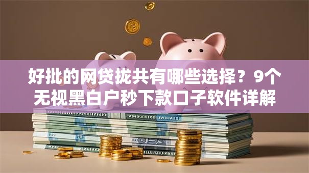 好批的网贷拢共有哪些选择？9个无视黑白户秒下款口子软件详解