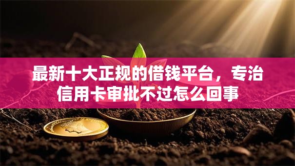 最新十大正规的借钱平台,专治信用卡审批不过怎么回事 最新十大正规的借钱平台,专治信用卡审批不过怎么回事