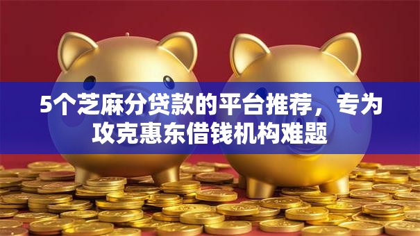 5个芝麻分贷款的平台推荐，专为攻克惠东借钱机构难题