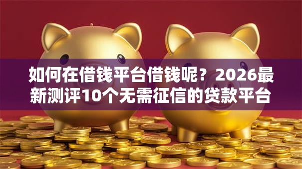 如何在借钱平台借钱呢？2026最新测评10个无需征信的贷款平台