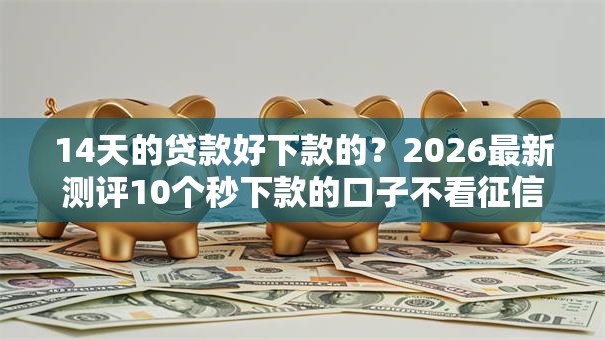 14天的贷款好下款的？2026最新测评10个秒下款的口子不看征信不用信用卡