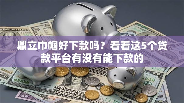 鼎立巾帼好下款吗？看看这5个贷款平台有没有能下款的