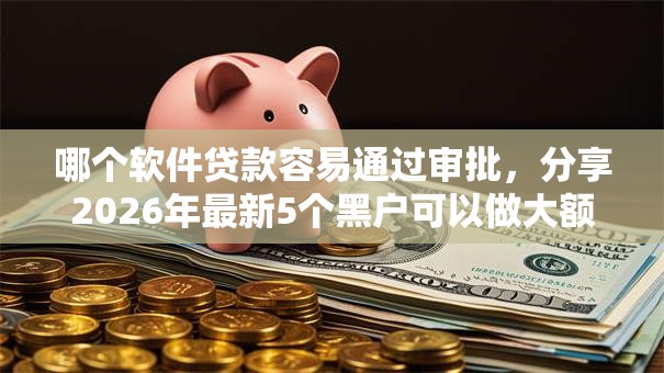 哪个软件贷款容易通过审批，分享2026年最新5个黑户可以做大额贷款口子
