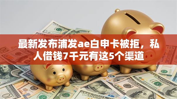 最新发布浦发ae白申卡被拒，私人借钱7千元有这5个渠道