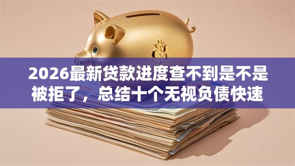 2026最新贷款进度查不到是不是被拒了，总结十个无视负债快速下款长期网贷的口子！