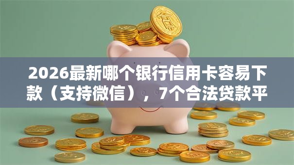 2026最新哪个银行信用卡容易下款（支持微信），7个合法贷款平台无私分享
