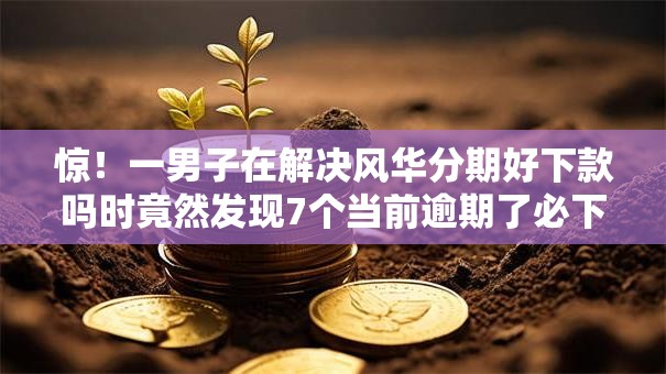 惊！一男子在解决风华分期好下款吗时竟然发现7个当前逾期了必下的口子，事后分享了出来