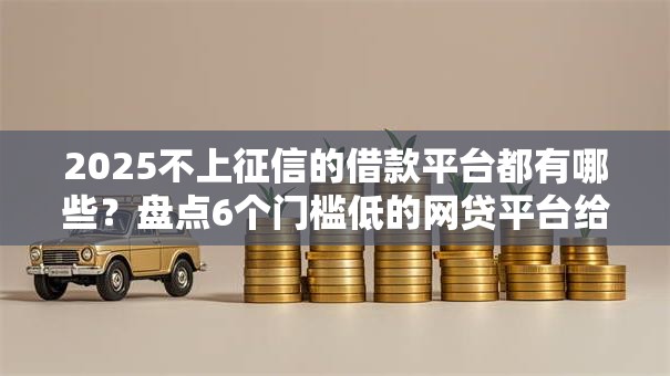 2025不上征信的借款平台都有哪些？盘点6个门槛低的网贷平台给你参考