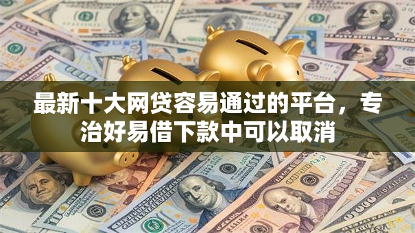 最新十大网贷容易通过的平台，专治好易借下款中可以取消