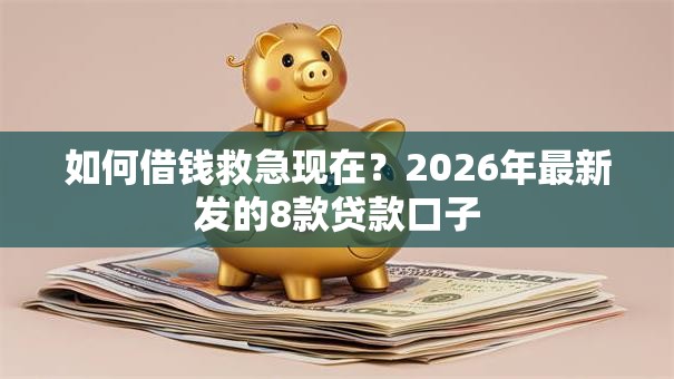 如何借钱救急现在？2026年最新发的8款贷款口子