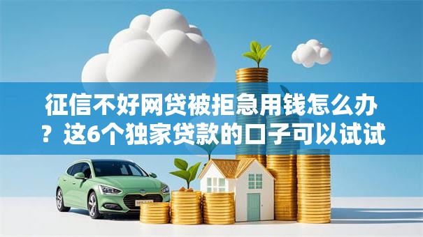 征信不好网贷被拒急用钱怎么办？这6个独家贷款的口子可以试试