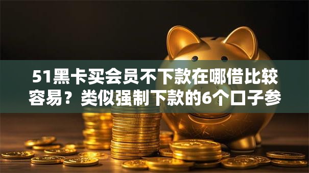51黑卡买会员不下款在哪借比较容易？类似强制下款的6个口子参考