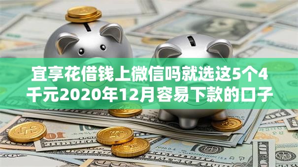 宜享花借钱上微信吗就选这5个4千元2020年12月容易下款的口子