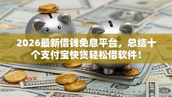 2026最新借钱免息平台,总结十个支付宝快贷轻松借软件! 2026最新借钱免息平台,总结十个支付宝快贷轻松借软件!