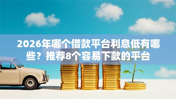 2026年哪个借款平台利息低有哪些？推荐8个容易下款的平台