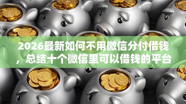 2026最新如何不用微信分付借钱,总结十个微信里可以借钱的平台! 2026最新如何不用微信分付借钱,总结十个微信里可以借钱的平台!