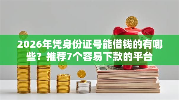 2026年凭身份证号能借钱的有哪些？推荐7个容易下款的平台