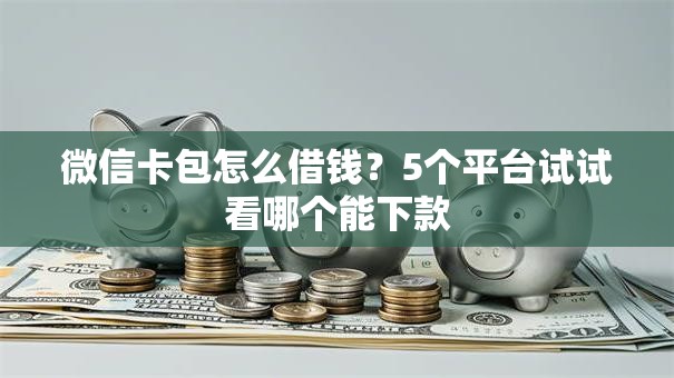 微信卡包怎么借钱?5个平台试试看哪个能下款 微信卡包怎么借钱?5个平台试试看哪个能下款