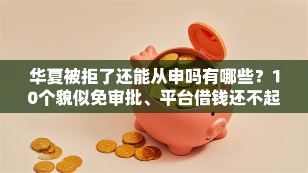 华夏被拒了还能从申吗有哪些？10个貌似免审批、平台借钱还不起怎么办合集