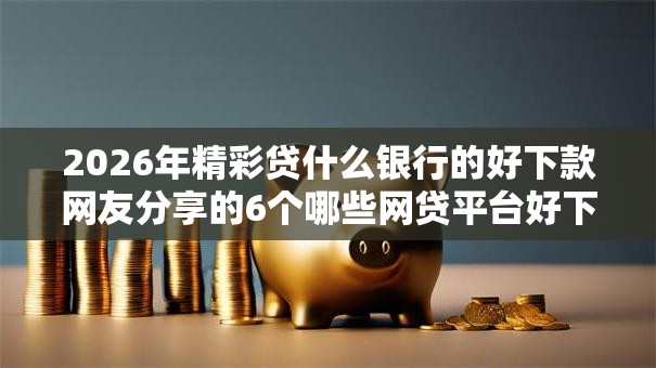 2026年精彩贷什么银行的好下款网友分享的6个哪些网贷平台好下款我觉得不错！