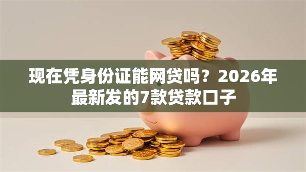 现在凭身份证能网贷吗？2026年最新发的7款贷款口子