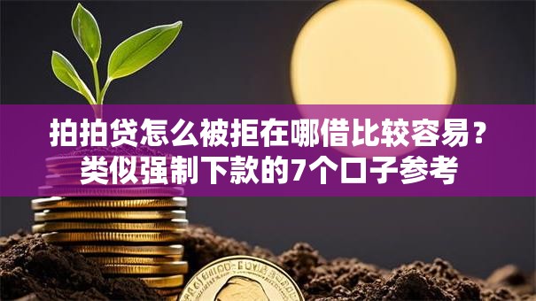 拍拍贷怎么被拒在哪借比较容易?类似强制下款的7个口子参考 拍拍贷怎么被拒在哪借比较容易?类似强制下款的7个口子参考