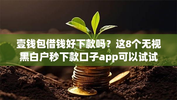 壹钱包借钱好下款吗？这8个无视黑白户秒下款口子app可以试试