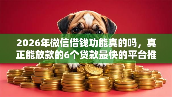 2026年微信借钱功能真的吗，真正能放款的6个贷款最快的平台推荐