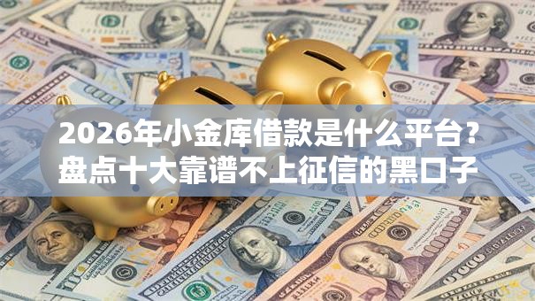 2026年小金库借款是什么平台?盘点十大靠谱不上征信的黑口子 2026年小金库借款是什么平台?盘点十大靠谱不上征信的黑口子