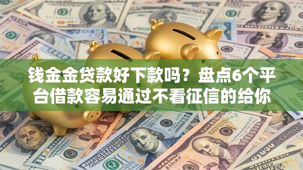 钱金金贷款好下款吗?盘点6个平台借款容易通过不看征信的给你参考 钱金金贷款好下款吗?盘点6个平台借款容易通过不看征信的给你参考