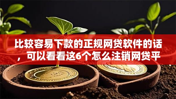 比较容易下款的正规网贷软件的话,可以看看这6个怎么注销网贷平台的账号 比较容易下款的正规网贷软件的话,可以看看这6个怎么注销网贷平台的账号