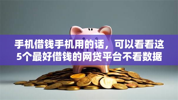 手机借钱手机用的话，可以看看这5个最好借钱的网贷平台不看数据
