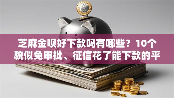 芝麻金呗好下款吗有哪些？10个貌似免审批、征信花了能下款的平台合集