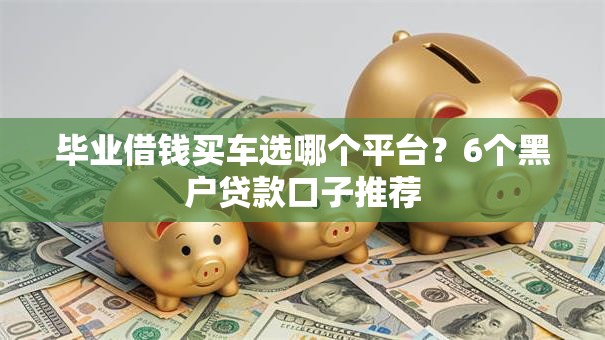 毕业借钱买车选哪个平台？6个黑户贷款口子推荐