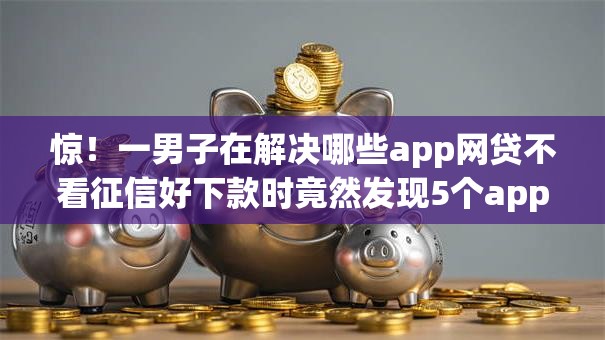 惊！一男子在解决哪些app网贷不看征信好下款时竟然发现5个app贷款平台，事后分享了出来