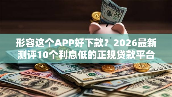 形容这个APP好下款？2026最新测评10个利息低的正规贷款平台