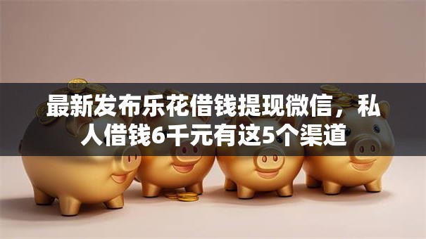 最新发布乐花借钱提现微信，私人借钱6千元有这5个渠道