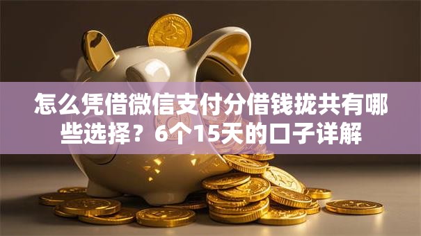 怎么凭借微信支付分借钱拢共有哪些选择？6个15天的口子详解