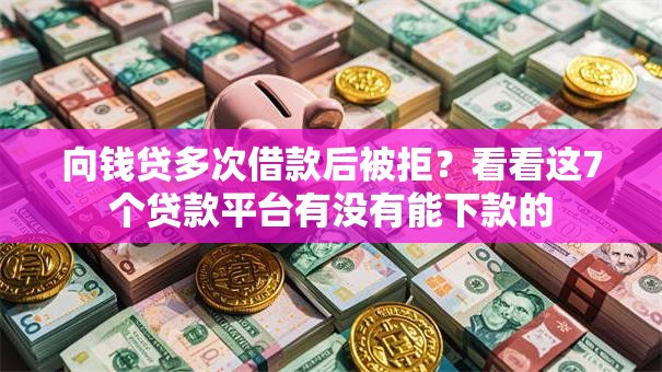 向钱贷多次借款后被拒？看看这7个贷款平台有没有能下款的