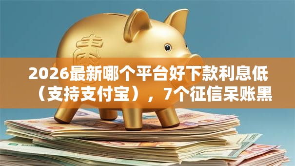 2026最新哪个平台好下款利息低（支持支付宝），7个征信呆账黑户贷款平台无私分享