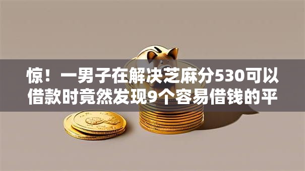 惊！一男子在解决芝麻分530可以借款时竟然发现9个容易借钱的平台，事后分享了出来