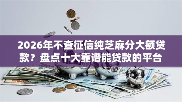 2026年不查征信纯芝麻分大额贷款?盘点十大靠谱能贷款的平台 2026年不查征信纯芝麻分大额贷款?盘点十大靠谱能贷款的平台