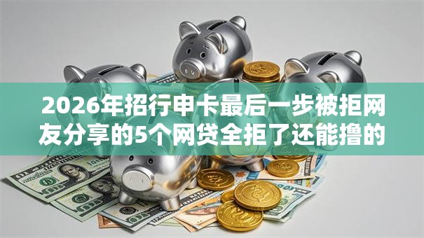 2026年招行申卡最后一步被拒网友分享的5个网贷全拒了还能撸的口子我觉得不错！